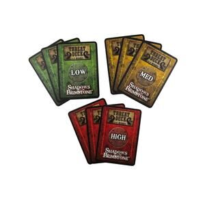 Shadows of Brimstone Frontier Town Expansion Replacement Threat Deck Cards